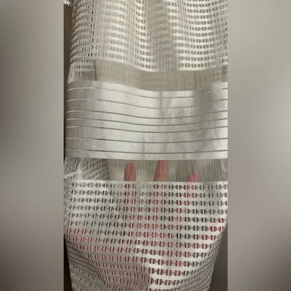 NWT Elliatt Crested Sheer Overlay Tiered Strapless Dress White XS - Picture 11 of 13
